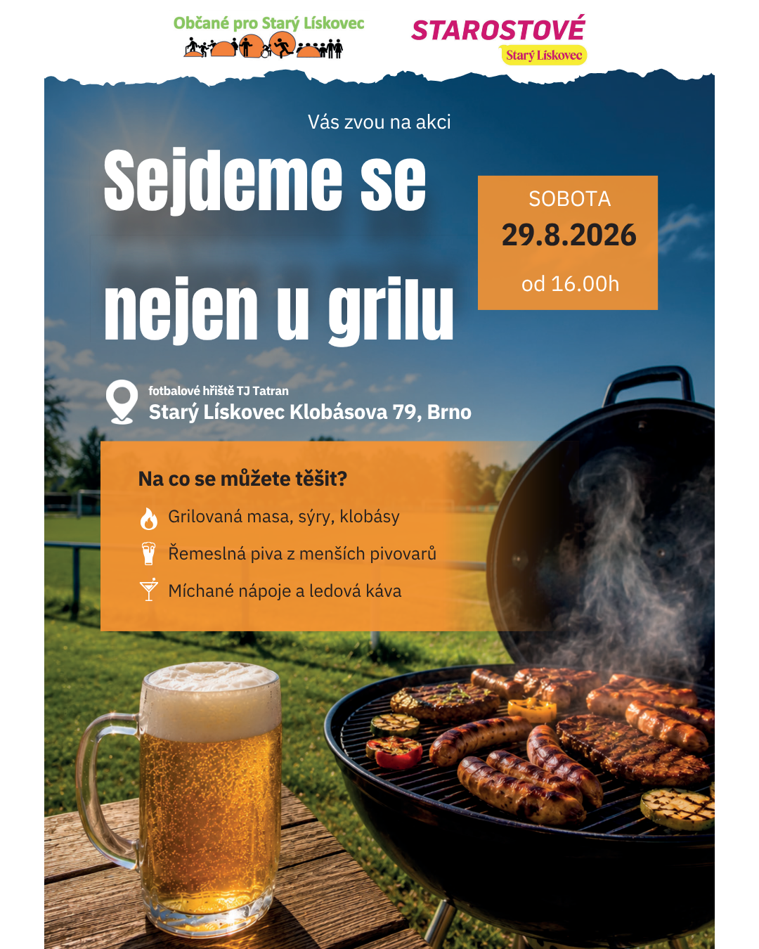Grilovačka na našem hřišti